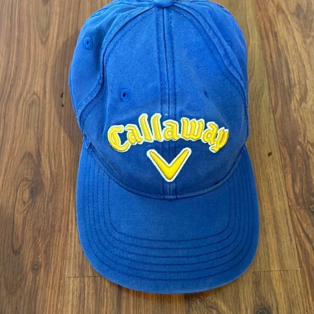 Callaway blue and yellow baseball cap